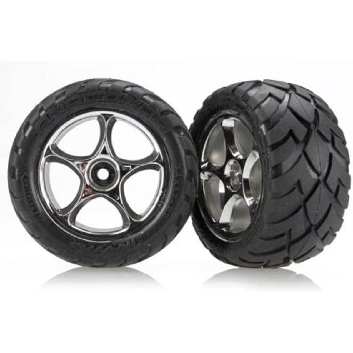 Traxxas 2478R Anaconda Neumáticos prepegados en ruedas