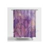 Gibelle Cortina de ducha de mármol morado cortinas de