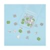 SUNNYCLUE 1 caja de 4 estilos Lucky trébol de cuatro hojas