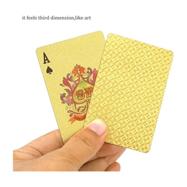 EAY Baraja de cartas baraja de cartas dorada cartas_3