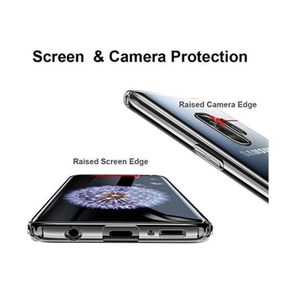 Unov Funda para Galaxy S9 transparente con diseño de TPU_4
