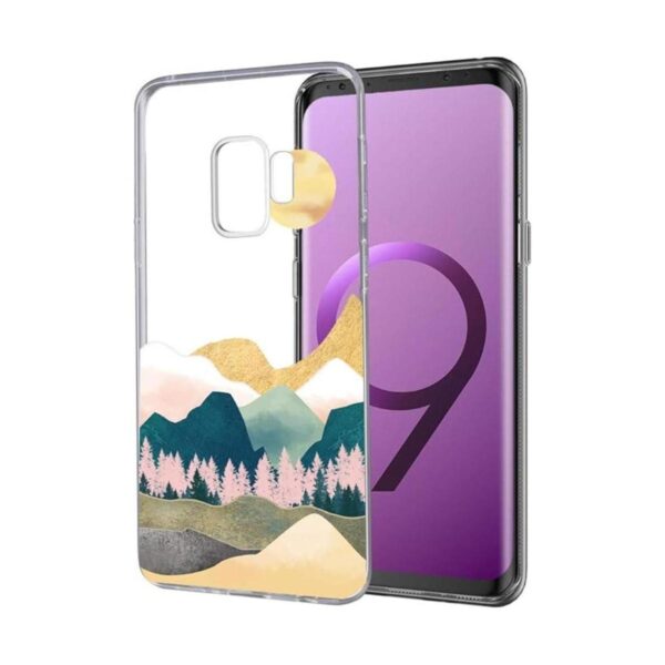 Unov Funda para Galaxy S9 transparente con diseño de TPU_3