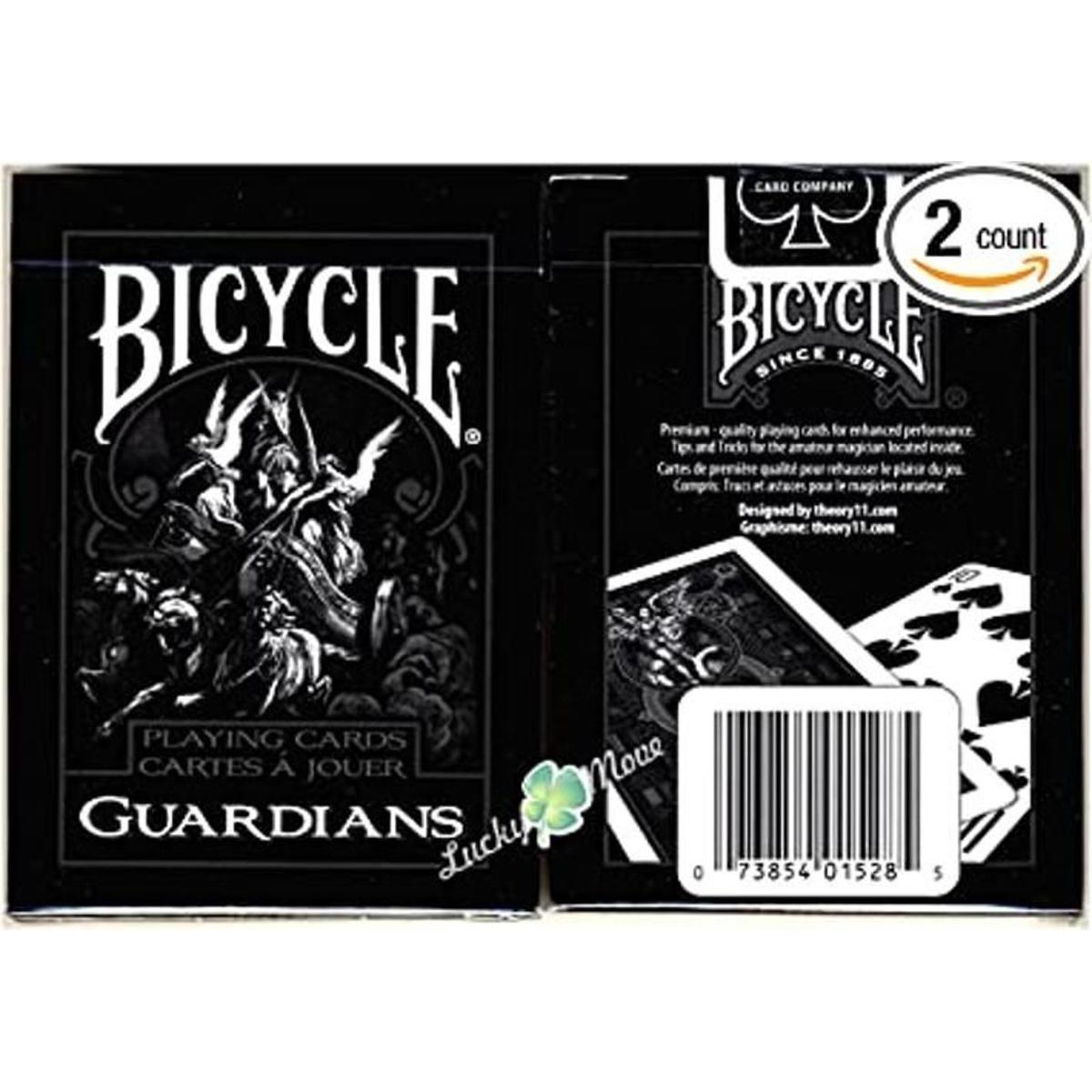 Cartas de juego de guardianes de bicicleta paquete de 2