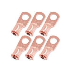 Swpeet 6 terminales de anillo de 2 AWG 38 pulgadas_1