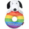 Peanuts For Pets Juguetes de amor arcoíris para perros