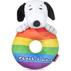 Peanuts For Pets Juguetes de amor arcoíris para perros