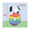 Peanuts For Pets Juguetes de amor arcoíris para perros
