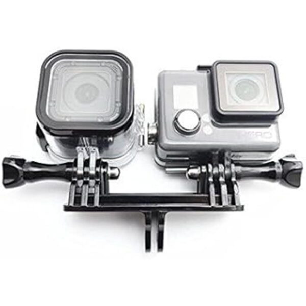 Nechkitter Adaptador doble de montaje para GoPro Hero 34_2