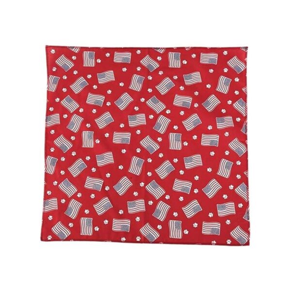 TinaWood Pañuelos lavables para perro diseño de bandera_2