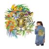 Flor Tigre Cabeza de Hierro en Parches Pegatina Vinilo