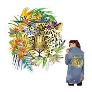 Flor Tigre Cabeza de Hierro en Parches Pegatina Vinilo