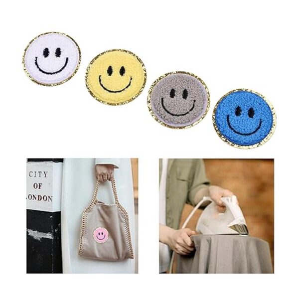 Kare Kind Parches termoadhesivos Smiley Parches
