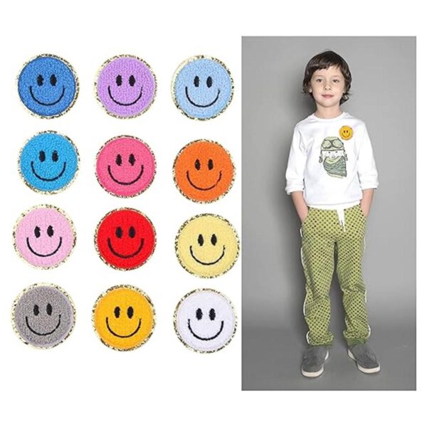 Kare Kind Parches termoadhesivos Smiley Parches