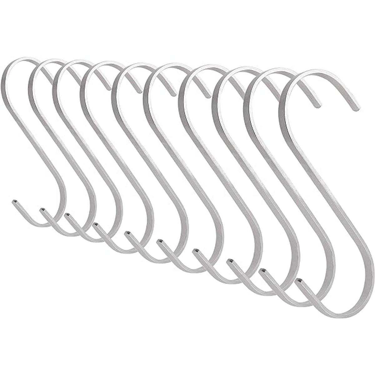 Ganchos para colgar en forma de S para utensilios de