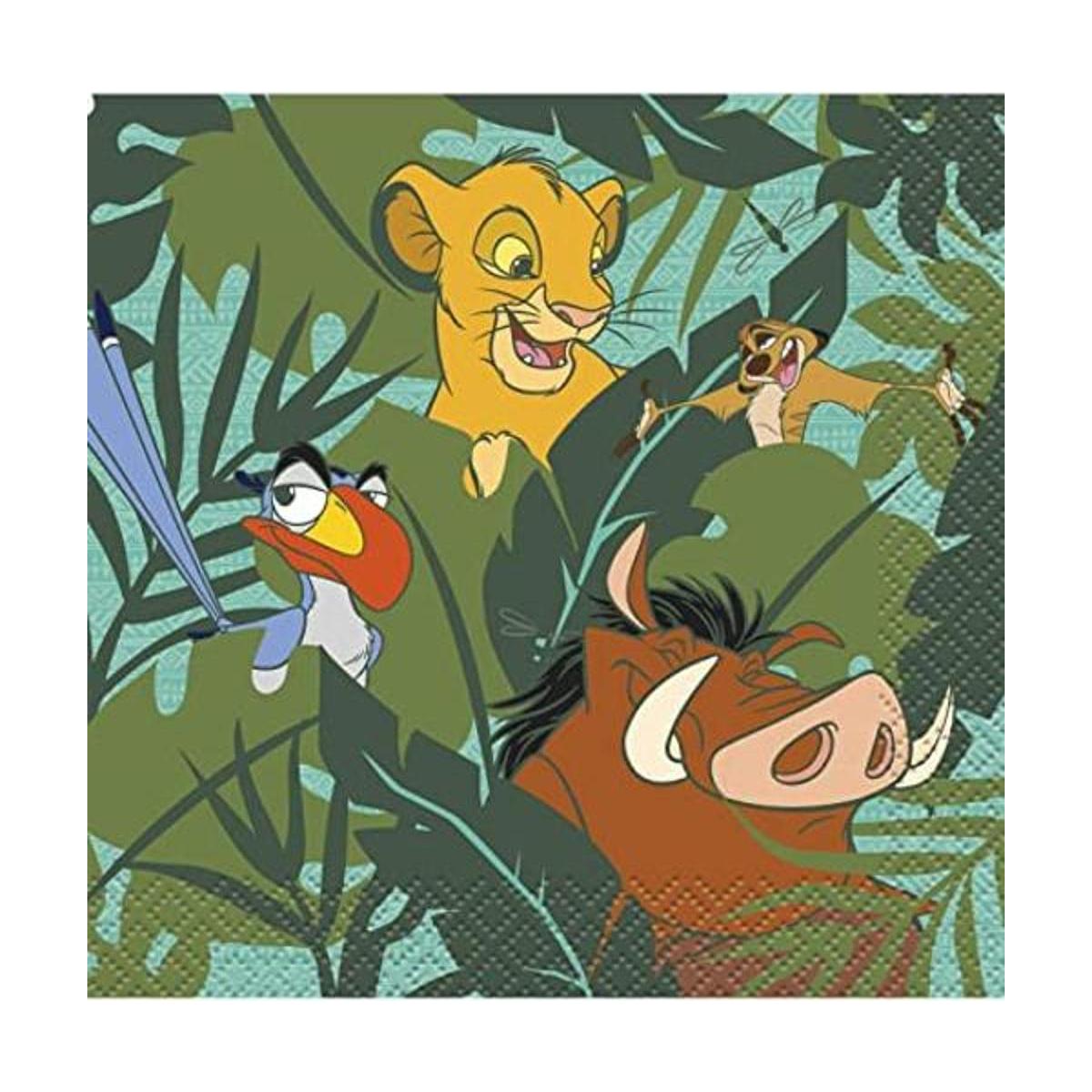 Unique Industries Disney Lion King Servilletas para bebidas