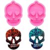 Nifocc Molde de silicona con diseño de calavera de
