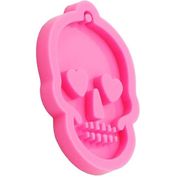 Nifocc Molde de silicona con diseño de calavera de