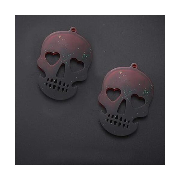 Nifocc Molde de silicona con diseño de calavera de