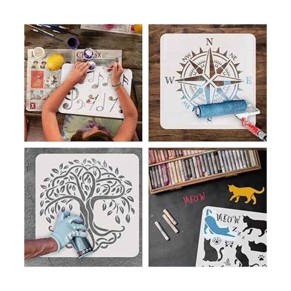 FINGERINSPIRE Plantillas musicales de 11.8 x 11.8_4