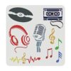 FINGERINSPIRE Plantillas musicales de 11.8 x 11.8_1