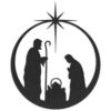 Merry Christmas Families Troqueles de metal para familia