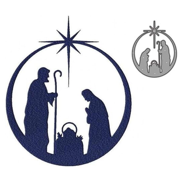 Merry Christmas Families Troqueles de metal para familia