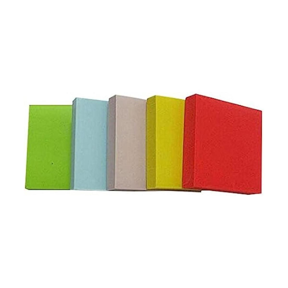 Genérico 5pcs bloques de sello de hule Talla Cuadrada para