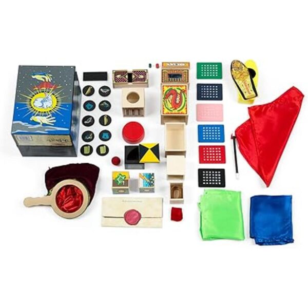 Juego de magia de madera maciza con 10 trucos clásicos_5