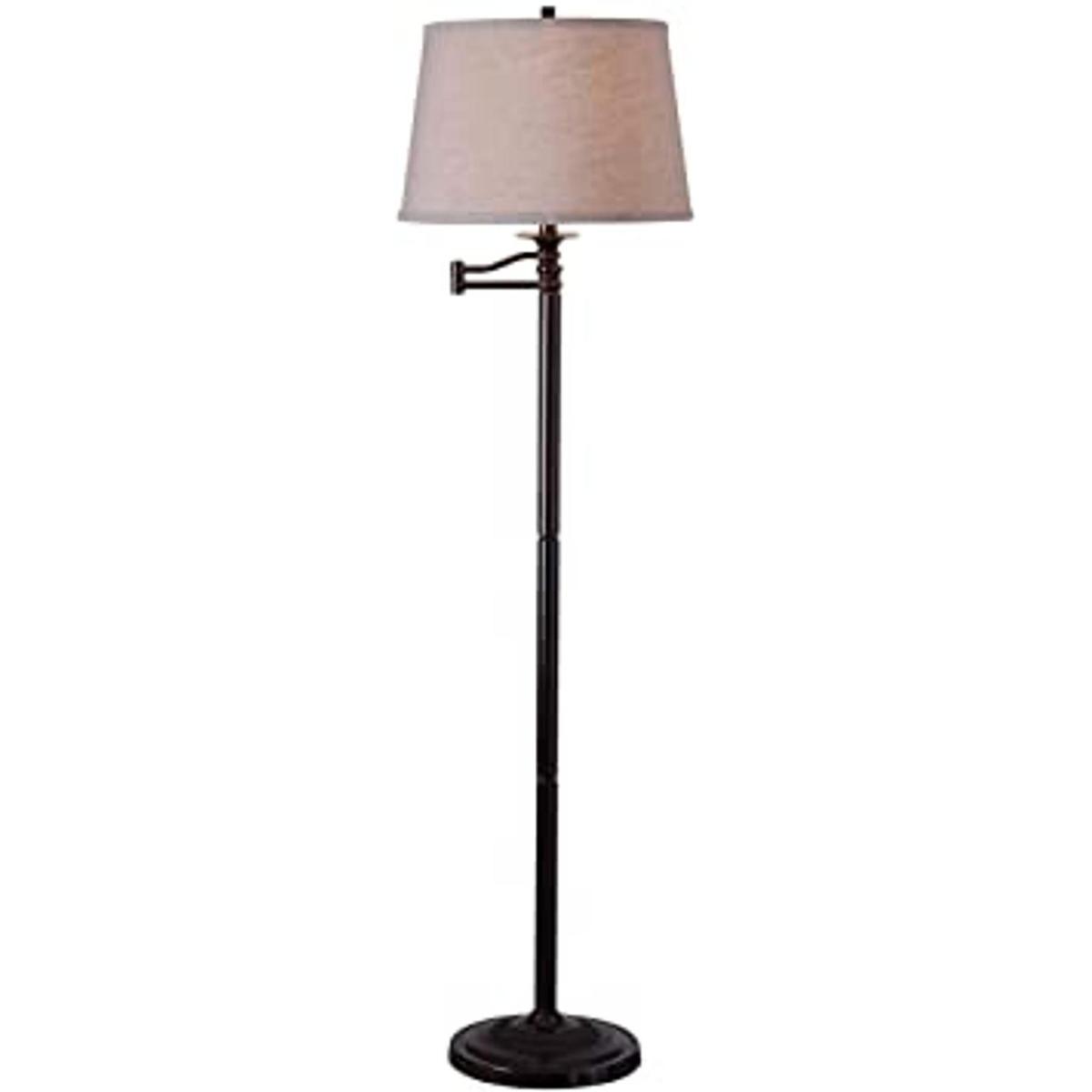 Kenroy Home 32215CBZ Riverside Lámpara de pie con brazo