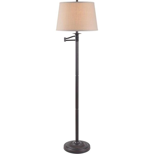 Kenroy Home 32215CBZ Riverside Lámpara de pie con brazo_2