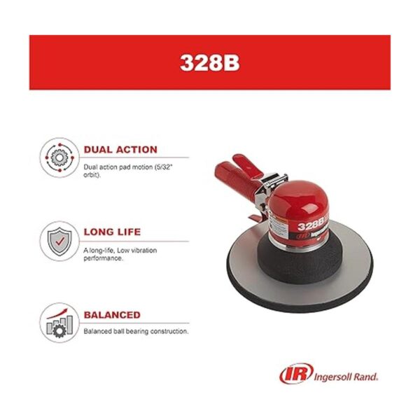 Ingersoll Rand 328B Lijadora orbital con engranaje de_5