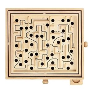 STERLING Games Laberinto de madera grande de 13.5 x 13_1