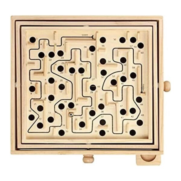STERLING Games Laberinto de madera grande de 13.5 x 13_1