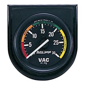 Auto Meter 2337 panel calibrador de aspiradora con_1