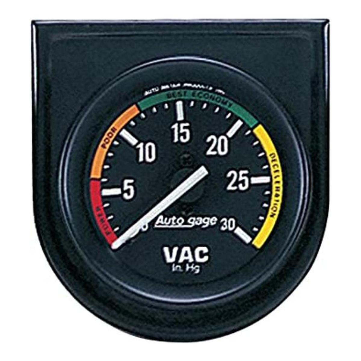 Auto Meter 2337 panel calibrador de aspiradora con