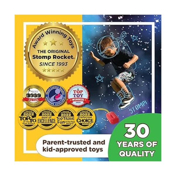 Stomp Rocket The Original Squeeze Rocket 10 cohetes_4