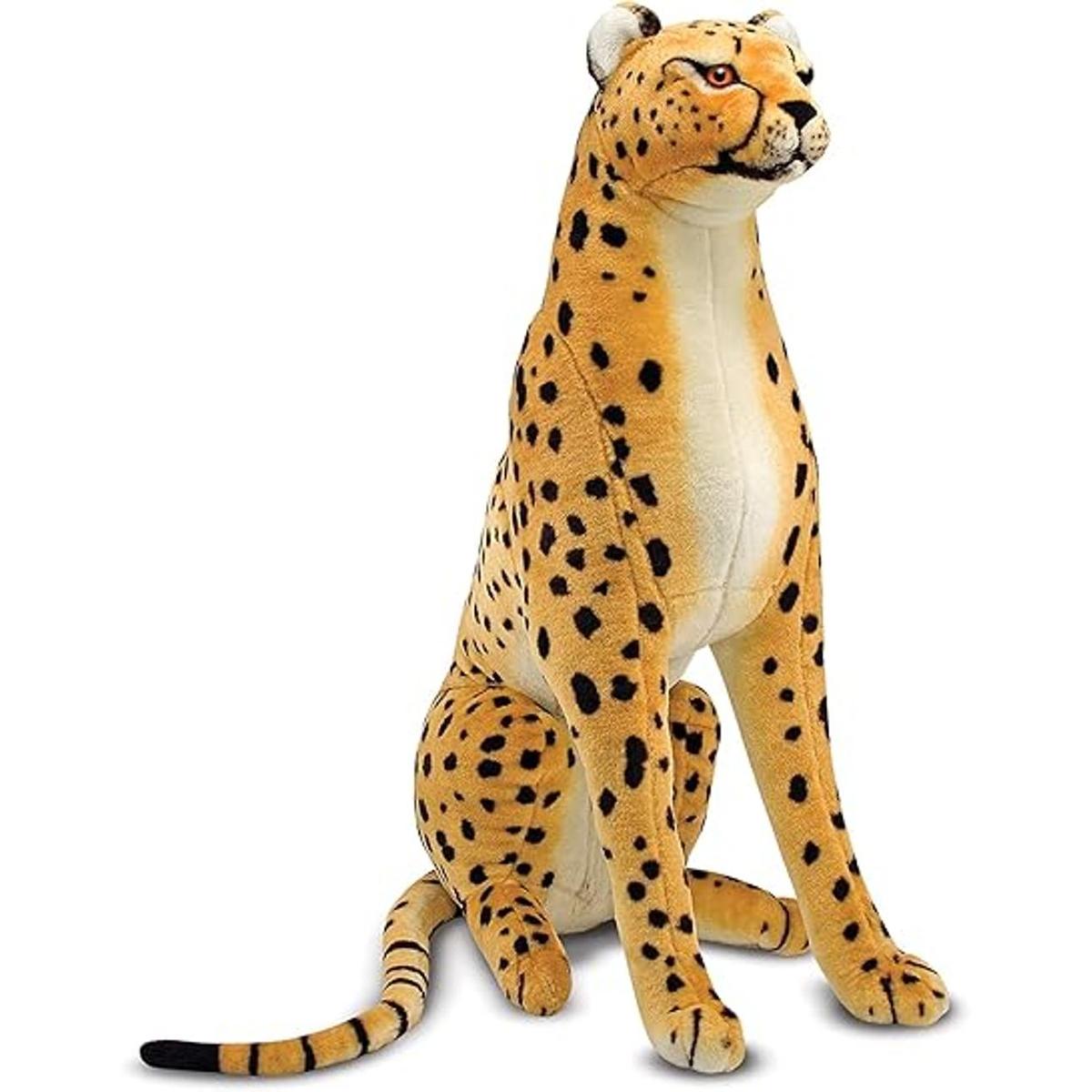 Animal realista de pelucha de leoparodo de Melissa Doug.