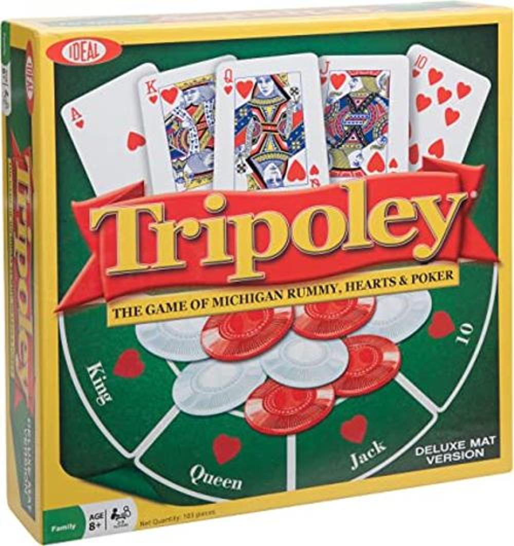 Juego de cartas Tripoley edición de tapete