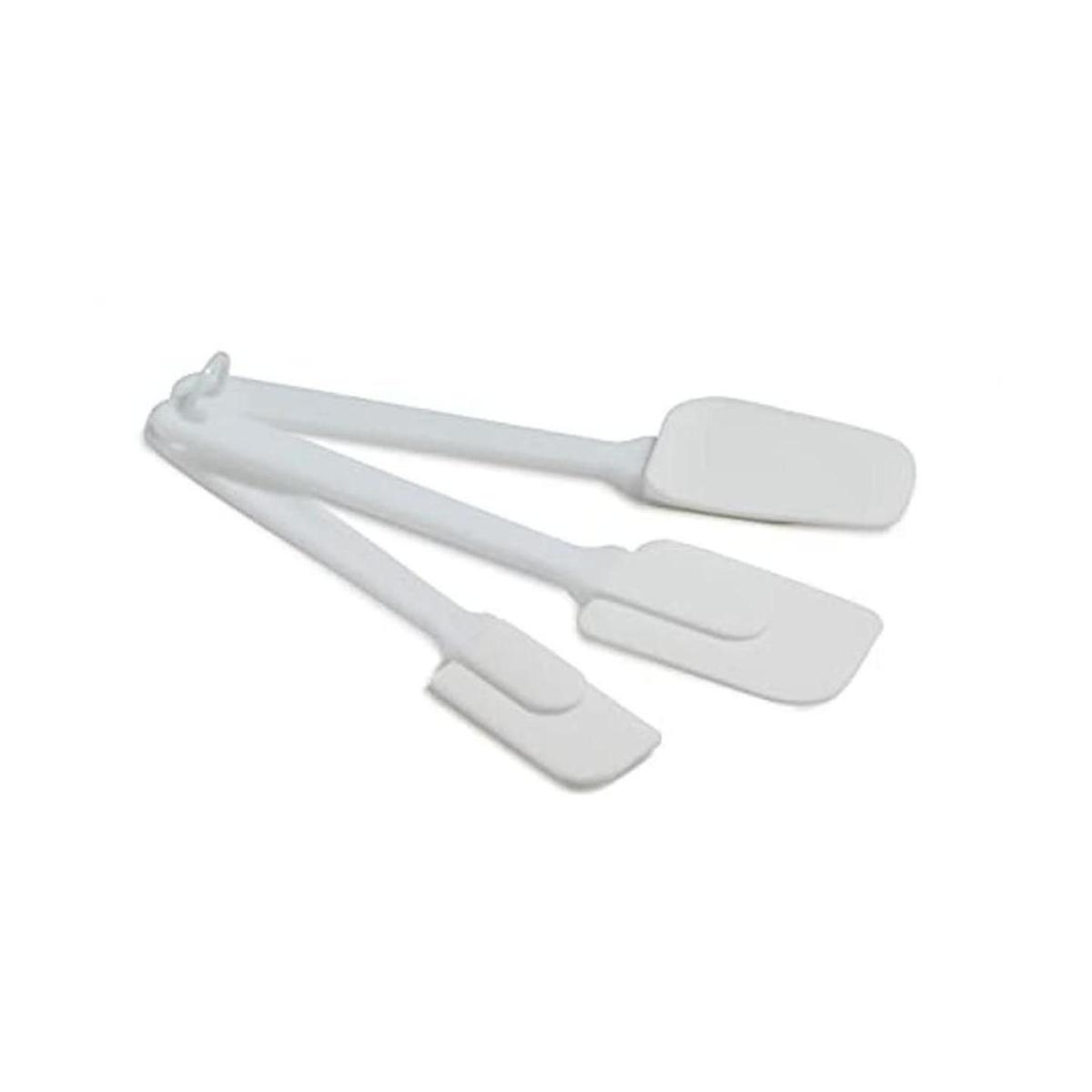 Norpro Espátula de plástico 3 unidades color blanco