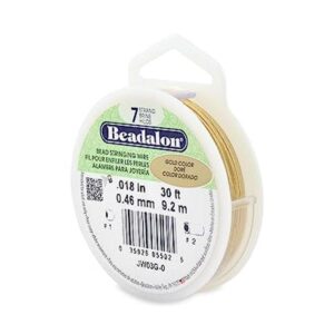 Beadalon Alambre de cuerda de cuentas de 7 hebras 0.018_1