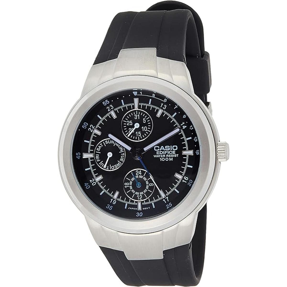 Mens EF3051AV Edifice reloj multifunción con malla