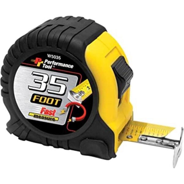 Performance Tool Cinta métrica W5035 de 35 pies y 1 pulgada_1