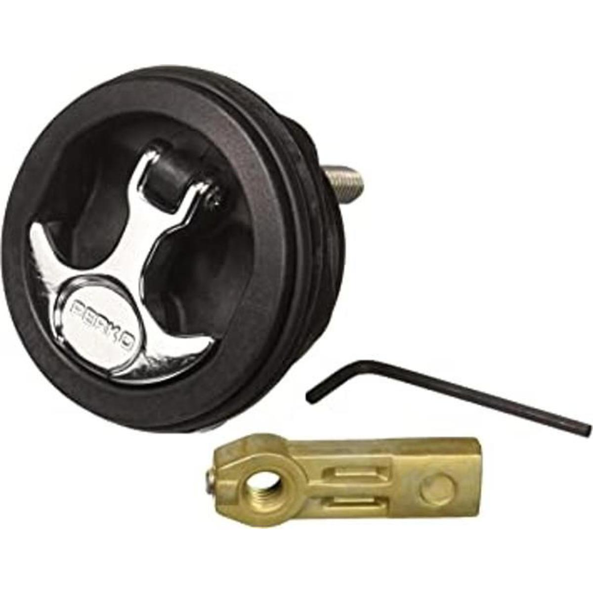 Perko 1092DP3BLK Pestillo para empotrar color negro