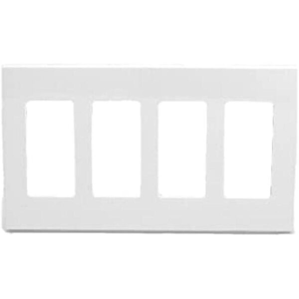 Leviton Decora Plus 80312SW 4 Placa de fijación en pared_1