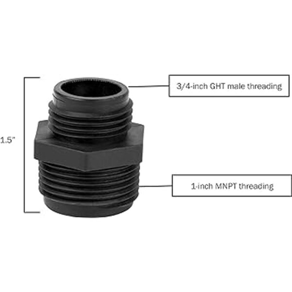 Little Giant GH1 MNPT de 1 pulgada por 0.75 pulgadas GHT_4