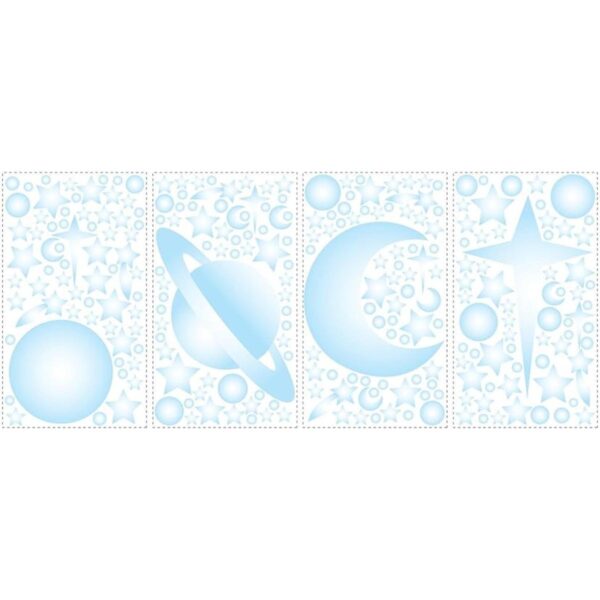 RoomMates RMK1141SCS Celestial Glow In the Dark Stars Peel_5