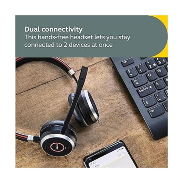 Jabra Evolve 65 SE Link380a UC estéreo auriculares_5