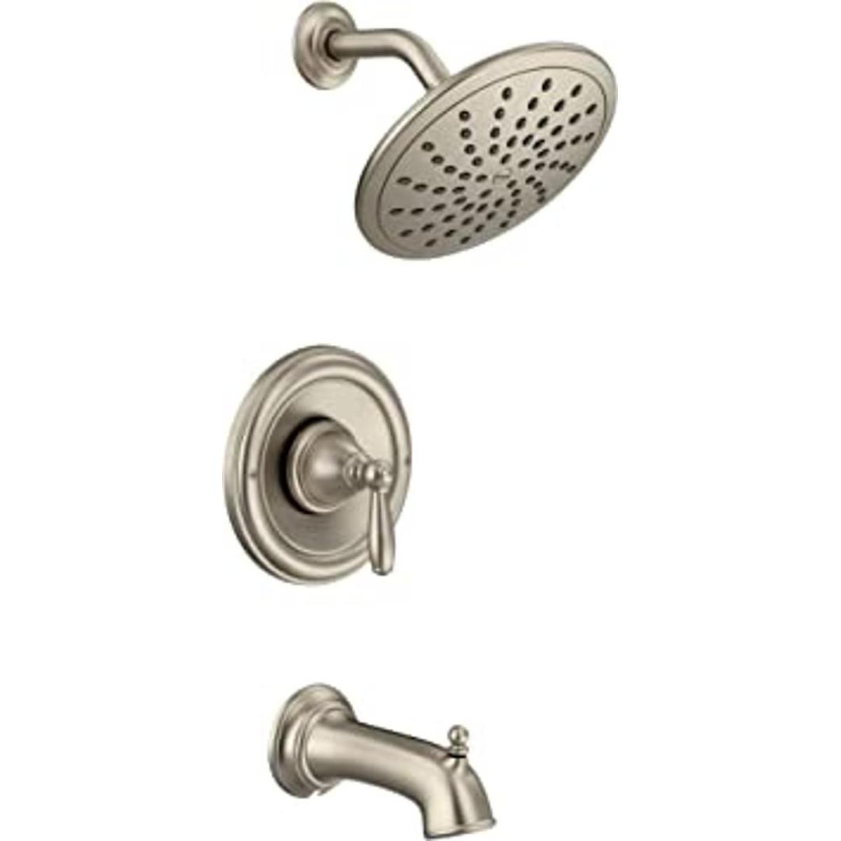 Moen Brantford Kit de molduras de tina y ducha de níquel