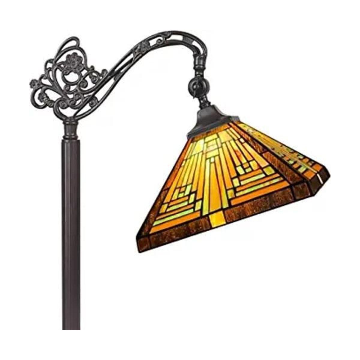 Capulina Tiffany Floor Lamp H62 Tall Antique Mission Style