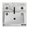 Karran Quattro QM170 Fregadero rectangular para baño_5